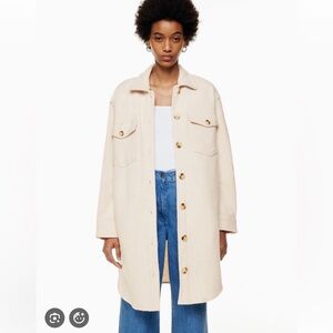 Wilfred Free THE GANNA LONG SHIRT JACKET, Size: M